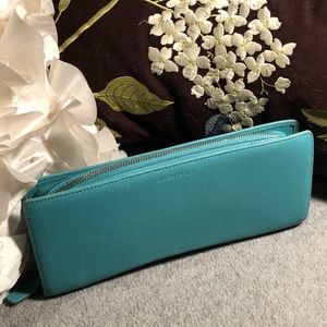 Genuine Leather Ellen Tracy Clutch